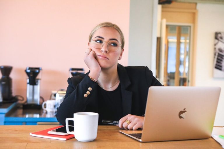 A woman in Los Angeles receiving anxiety therapy for boredom. Woman looks bored and ready for therapy in LA.